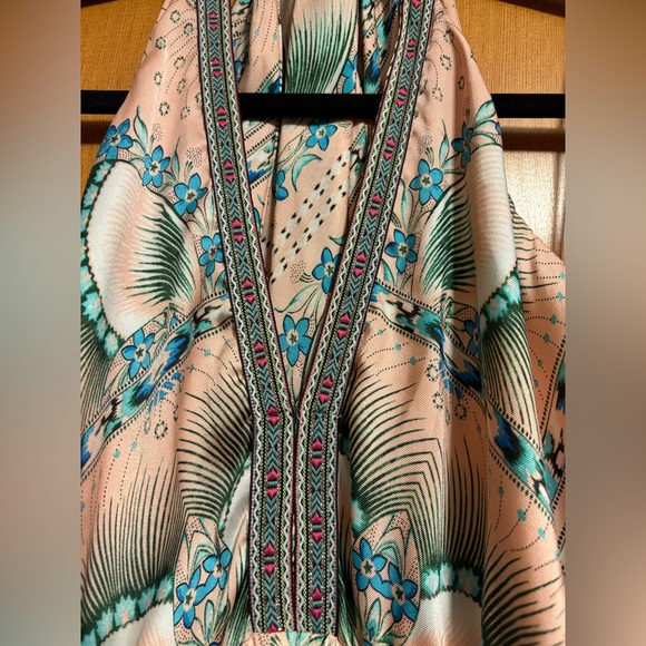 Anthropologie x Nicole Miller Moroccan Print Halter Dress - Picture 6 of 8